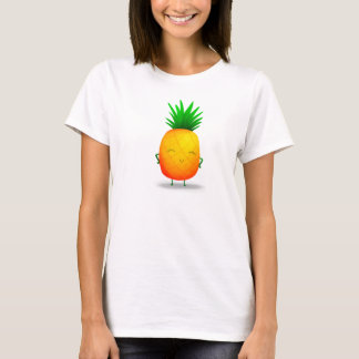 キャラクターパイナップル：o tシャツ