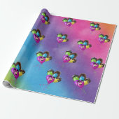 キャラクターパーティーバルーン ラッピングペーパー (アンロールド)