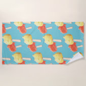 キャラクターポプシクル ビーチタオル (正面)