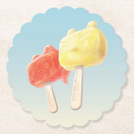 キャラクターポプシクル ペーパーコースター (正面)