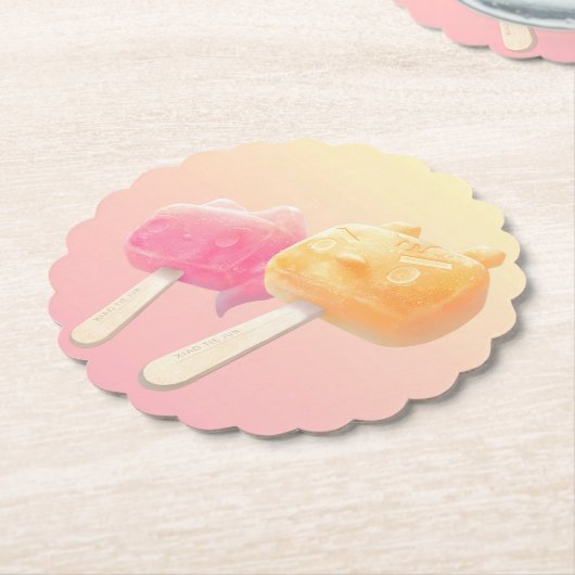 キャラクターポプシクル ペーパーコースター (アングル)