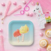 キャラクターポプシクル ペーパープレート (パーティー)