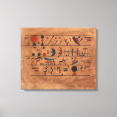 キャラクター列 | Wassily Kandinsky | キャンバスプリント (正面)