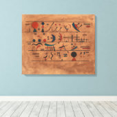 キャラクター列 | Wassily Kandinsky | キャンバスプリント (インサイチュ (ウッドフロア))