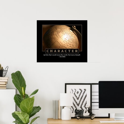 キャラクター感動的ポスター ポスター (ホームオフィス)