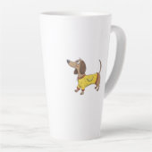 キャラクター犬 カフェラテマグ (右アングル)
