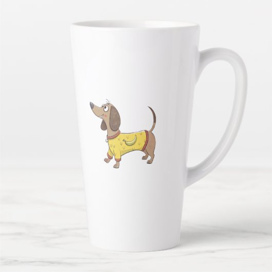 キャラクター犬 カフェラテマグ (右)