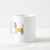 キャラクター犬 コーヒーマグカップ (正面左)