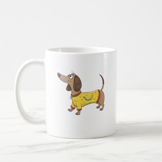 キャラクター犬 コーヒーマグカップ (左)