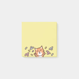 キャラクター猫のメモ ポストイット