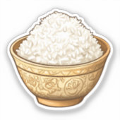 キャラクター米 シール (正面)
