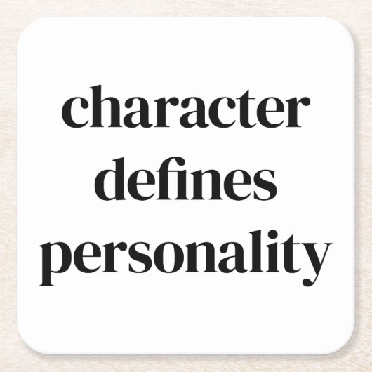 キャラクター紙コースター スクエアペーパーコースター (正面)