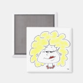 キャラクター フェイス マグネット (正面/裏面)