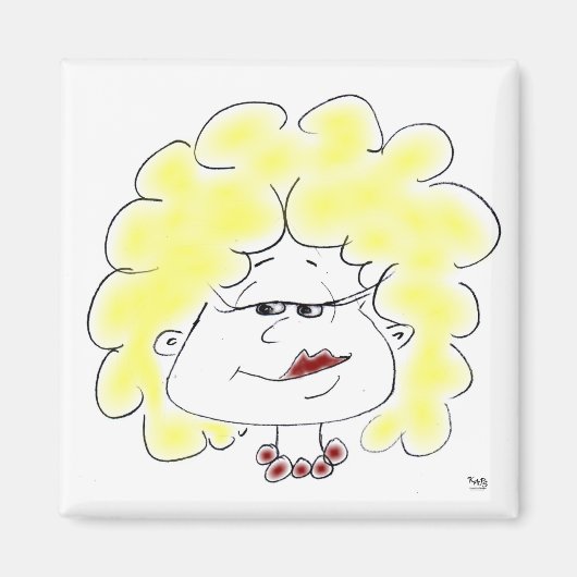 キャラクター フェイス マグネット (正面)