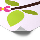 キャラクター フクロウ 子供用 壁アート ポスター (角)