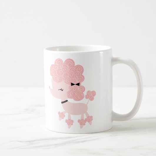 キャラクター フレンチ・プードル コーヒーマグカップ (右)