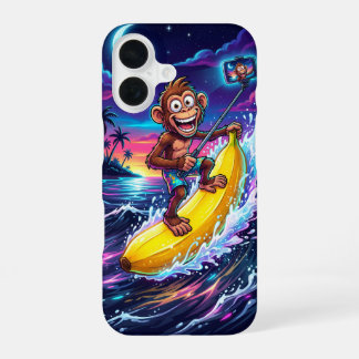 キャラクター モンキー バナナ おもしろケース iPhone 16ケース