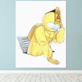 キャラクター，中，我々，ゲーム，インポスタ， キャンバスプリント (インサイチュ (ウッドフロア))