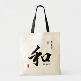 キャラクター「調和、平和」禅/タオTシャツ トートバッグ