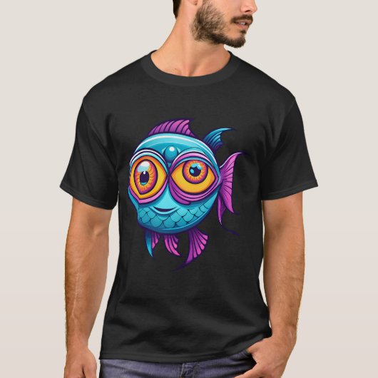 キャラクター,魚 Tシャツ (正面)
