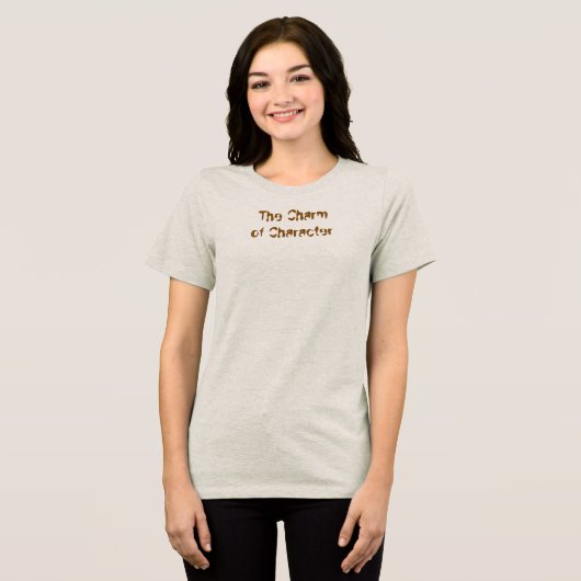 キャラクターTシャツチャーム トライブレンドＴシャツ (正面全面)