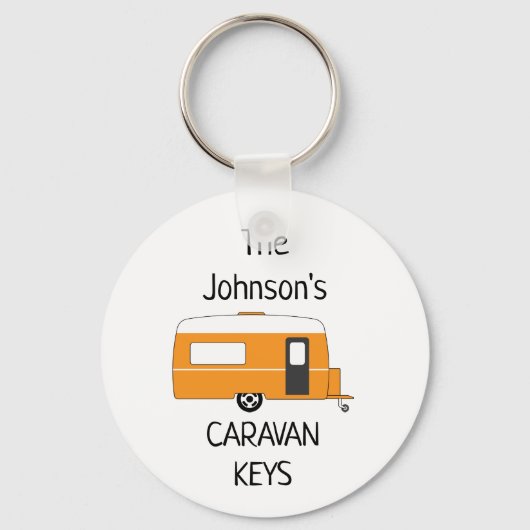 キャラバパーソナライズされたン鍵名Keychain キーホルダー (正面)