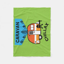 キャラバンおもしろいギフト |キャラバ最高のンニング |キャラバン フリースブランケット