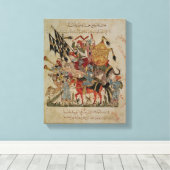 キャラバンがメッカに行く キャンバスプリント (インサイチュ (ウッドフロア))