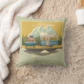 キャラバンのキャンプ クッション (ブランケット)