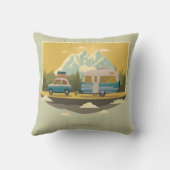 キャラバンのキャンプ クッション (裏面)