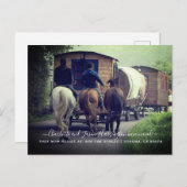 キャラバンの動きの発表 案内ポストカード (正面/裏面)