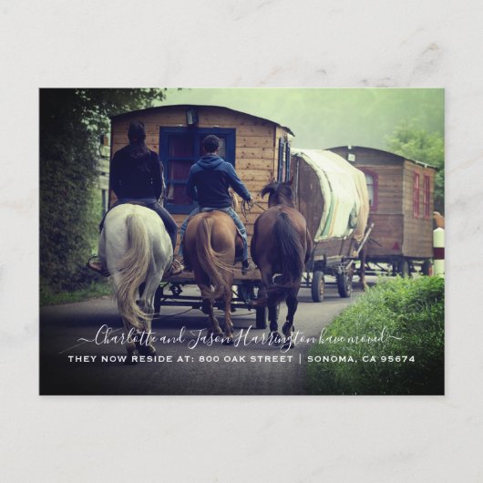 キャラバンの動きの発表 案内ポストカード (正面)