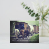 キャラバンの動きの発表 案内ポストカード (スタンド正面)