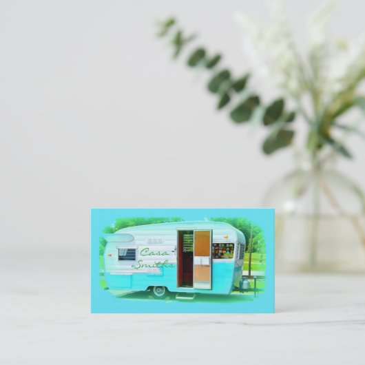 キャラバンの家Thunder_Cove 名刺 (スタンド正面)