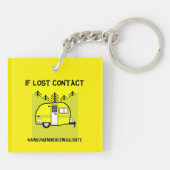 キャラバンアートギフト – Love My Caravan キーホルダー (裏面)