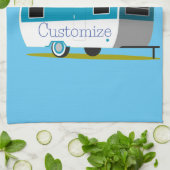 キャラバンキャンパーRVサンダー_コーブ キッチンタオル (折り畳み)