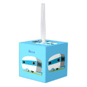 キャラバンキャンパーRVサンダー_コーブ キューブオーナメント (裏面アングル)