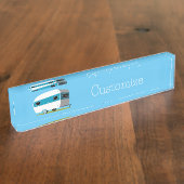 キャラバンキャンパーRVサンダー_コーブ デスクネームプレート (側面)