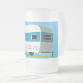 キャラバンキャンパーRVサンダー_コーブ フロストグラスビールジョッキ (正面右)