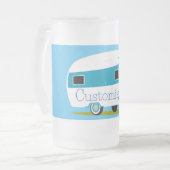 キャラバンキャンパーRVサンダー_コーブ フロストグラスビールジョッキ (正面左)