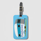 キャラバンキャンパーRVサンダー_コーブ ラゲッジタグ (正面縦)