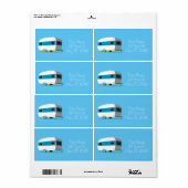 キャラバンキャンパーRVサンダー_コーブ ラベル (フルシート)