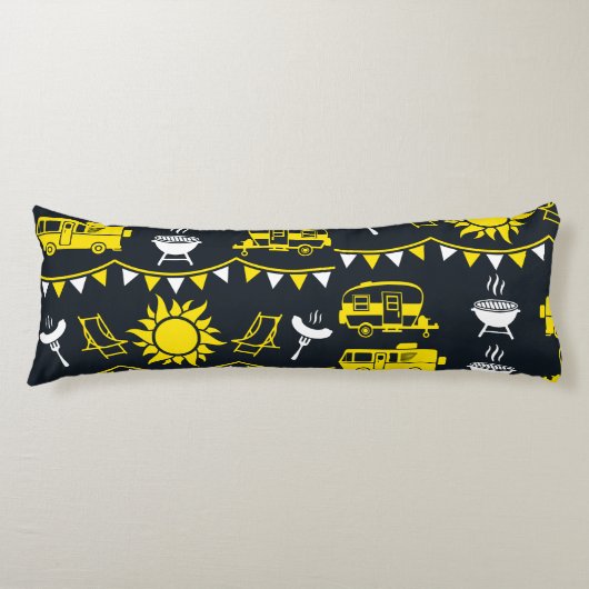 キャラバンキャンピングデコール ボディピロー (正面)