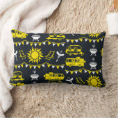 キャラバンキャンピングデコール ランバークッション (ブランケット)