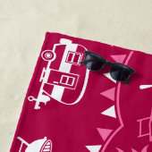 キャラバンキャンピングホームデコール ビーチタオル (インサイチュ)