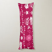 キャラバンキャンピングホームデコール ボディピロー (裏面 (縦))