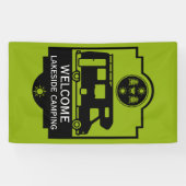 キャラバンキャンプ場事業 横断幕 (横)