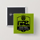 キャラバンキャンプ場事業 缶バッジ (正面&裏面)