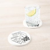 キャラバンクラブショップホームシアリーホールドアップマンガ コースター (側面)