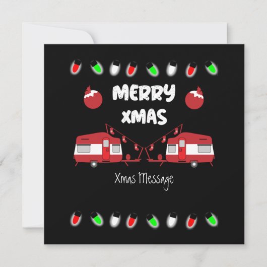 キャラバンクリスマスデコードオーマラテマグカップ カード (正面)